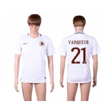 Roma #21 Vainqueur Away Soccer Club Jersey