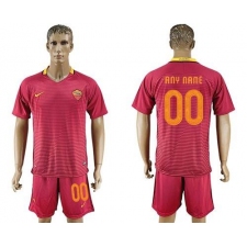 Roma Personalized Home Soccer Club Jersey