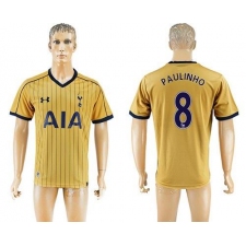 Tottenham Hotspur #8 Paulinho Sec Away Soccer Club Jersey