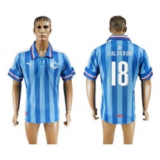 Guadalajara #18 Calderon Blue Soccer Club Jersey