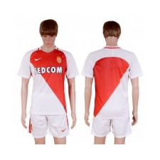 Monaco Blank Home Soccer Club Jersey
