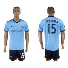 New York City #15 Mcnamara Home Soccer Club Jersey