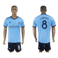New York City #8 Lampard Home Soccer Club Jersey