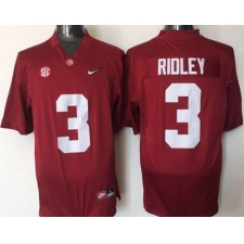 Alabama Crimson Tide #3 Calvin Ridley Red 2016 National Championship Stitched NCAA Jersey
