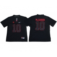 Crimson Tide #10 AJ McCarron Blackout Limited Stitched NCAA Jersey