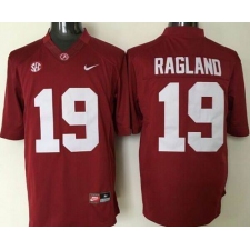 Men Alabama Crimson Tide #19 Reggie Ragland Red Stitched NCAA Jersey