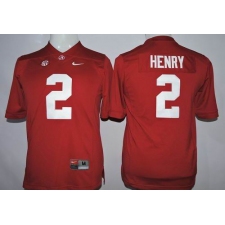 Youth Crimson Tide #2 Derrick Henry Red Stitched NCAA Jersey