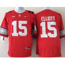 Youth Ohio State Buckeyes #15 Ezekiel Elliott Red Stitched NCAA Jersey
