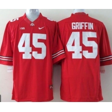 Youth Ohio State Buckeyes #45 Archie Griffin Red Stitched NCAA Jersey