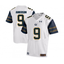 California Golden Bears 9 C.J. Anderson White College Football Jersey