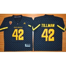 Arizona State Sun Devils #42 Pat Tillman New Black Stitched NCAA Basketball Jersey