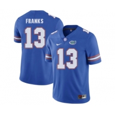 Florida Gators 13 Feleipe Franks Blue College Football Jersey