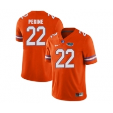 Florida Gators 22 Lamical Perine Orange College Football Jersey