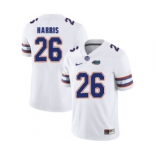 Florida Gators 26 Marcell Harris White College Football Jersey