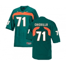 Miami Hurricanes 71 Anthony Chickillo Green College Football Jersey
