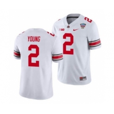 Men's Ohio State Buckeyes Chase Young 2021 Sugar Bowl White Football Jersey