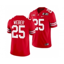 Men's Ohio State Buckeyes Mike Weber Sugar Bowl Jersey Scarlet Playoff Home