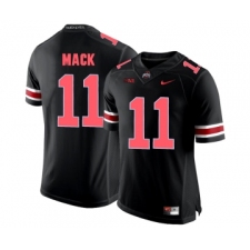 Ohio State Buckeyes 11 Austin Mack Blackout College Football Jersey