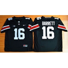 Ohio State Buckeyes #16 J. T. Barrett Black Limited Stitched NCAA Jersey