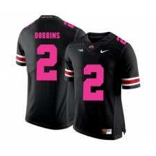 Ohio State Buckeyes 2 J.K. Dobbins Black 2018 Breast Cancer Awareness College Football Jersey