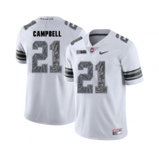 Ohio State Buckeyes 21 Parris Campbell White Shadow College Football Jersey