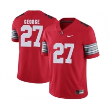 Ohio State Buckeyes 27 Eddie George Red 2018 Spring Game College Football Limited Jersey