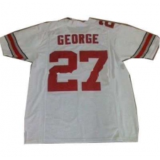 Ohio State Buckeyes #27 GEORGE white ncaa jerseys