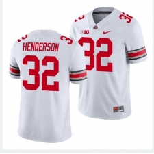 Ohio State Buckeyes #32 TreVeyon Henderson White NCAA Football Jersey