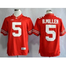 Ohio State Buckeyes #5 Braxton Miller Red Limited Stitched NCAA Jersey