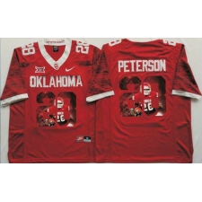 Oklahoma Sooners #28 Adrian Peterson Red Player Fashion Stitched NCAA Jersey