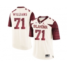 Oklahoma Sooners 71 Trent Williams White 47 Game Winning Streak College Football Jersey