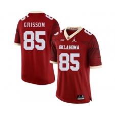 Oklahoma Sooners 85 Geneo Grissom Red 47 Game Winning Streak College Football Jersey