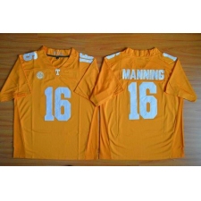 Tennessee Vols #16 Peyton Manning Orange Stitched NCAA Jersey