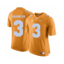 Tennessee Volunteers 3 White Ty Chandler Orange College Football Jersey