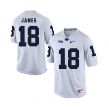 Penn State Nittany Lions 18 Jesse James White College Football Jersey