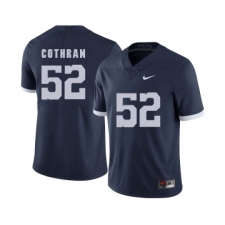 Penn State Nittany Lions 52 Curtis Cothran Navy College Football Jersey