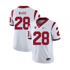 USC Trojans 28 Aca'Cedric Ware White College Football Jersey
