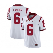 USC Trojans 6 Mark Sanchez White College Football Jersey