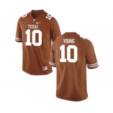 Texas Longhorns 10 Vince Young Orange Nike College Jersey