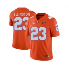 Clemson Tigers 23 Andre Ellington Orange With Diamond Logo College Football Jersey