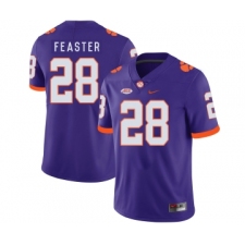 Clemson Tigers 28 Tavien Feaster Purple Nike College Football Jersey