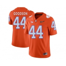 Clemson Tigers 44 B.J. Goodson Orange With Diamond Logo College Football Jersey