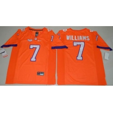 Clemson Tigers #7 Mike Williams Orange Limited Stitched NCAA Jersey