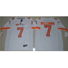 Clemson Tigers #7 Mike Williams White Limited Stitched NCAA Jersey