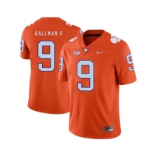 Clemson Tigers 9 Wayne Gallman II Orange Nike College Football Jersey