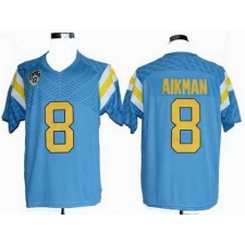 Ncaa UCLA Bruins 8# Troy Aikman blue jerseys