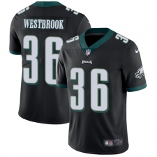 Men's Nike Philadelphia Eagles #36 Brian Westbrook Black Alternate Vapor Untouchable Limited Player NFL Jersey