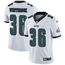 Youth Nike Philadelphia Eagles #36 Brian Westbrook White Vapor Untouchable Limited Player NFL Jersey