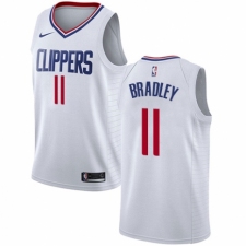 Men's Nike Los Angeles Clippers #11 Avery Bradley Swingman White NBA Jersey - Association Edition