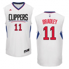 Youth Adidas Los Angeles Clippers #11 Avery Bradley Authentic White Home NBA Jersey